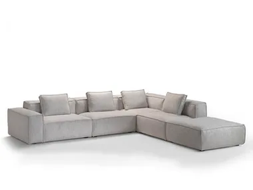 SOFT CUBE - Modular fabric sofa with removable cover by Siwa Soft Style - view 2